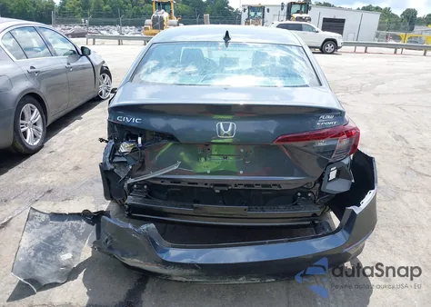 2025 Honda Civic Sport z USA, uszkodzony, nr VIN 2HGFE2F57SH606177